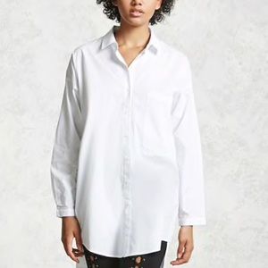 Oversized button up shirt